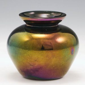 Thomas Webb Bronze Lebes Shape Vase c1880