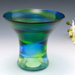 Art Deco Glass Vase by Stevens and Williams 1935-40