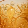 Lalique Amber Avallon Vase