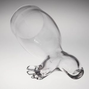 A Novelty Boot Glass With Toes