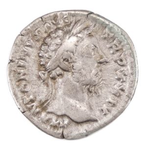 Emperor Marcus Aurelius Silver Denarius Felicitas Rome , AD 174