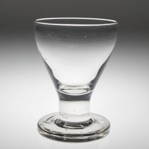 Large Ovoid Firing Glass c1910
