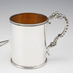 Sterling Silver Half Pint Tankard London 1875