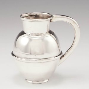 A.P Roger Guernsey Silver Quarter Pint Spirit Measure 1910