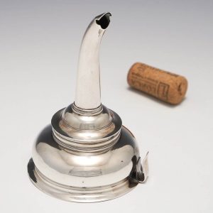 A George III Silver Wine Funnel With Pierced Pentacle Decoration London 1779