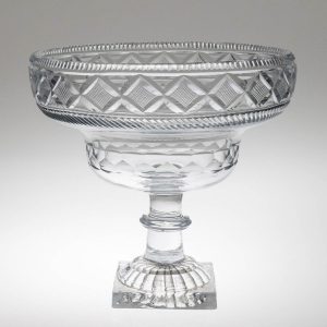 Irish Waterford Kettledrum Bowl Samuel Miller Pattern c1800