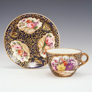Minton Pattern 780 Tea Cup and Saucer c1810