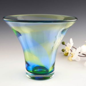 Very Large Stevens Williams Rainbow Vase 1935-40