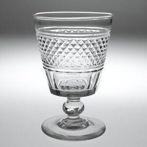 A Cut Glass Bucket Bowl Rummer c1870