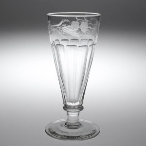 An Engraved Victorian Ale Glass c1890
