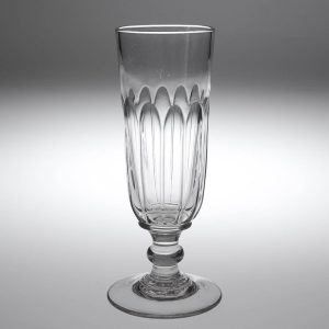 A Sunderland Petal Moulded Tall Ale Glass c.1860