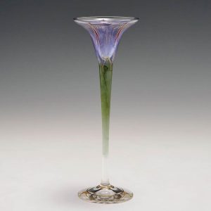 A Fritz Heckert Flower Schnapps Glass c1905