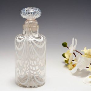 19th Century Nailsea Stoppered Bottle c1860