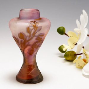 A Miniature Galle Cameo Vase c1910