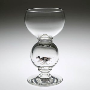 A Lampwork Hunt Glass by William Swingewood c1928