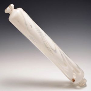 A 19th Century Nailsea Type Glass Rolling Pin c1875
