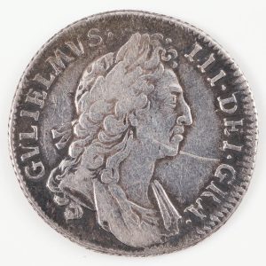 William III, Silver Shilling, 1696