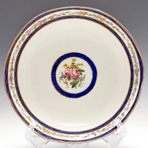 A Sevres Porcelain Shallow Bowl 1793