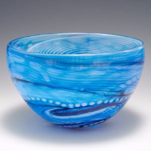 A Blue Journey Bowl by Siddy Langley