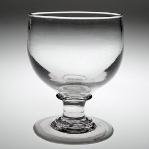 A Heavyweight Deceptive Victorian Glass Rummer c1860