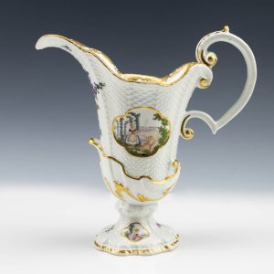 Meissen Porcelain Rococo Gilded Ewer c1745