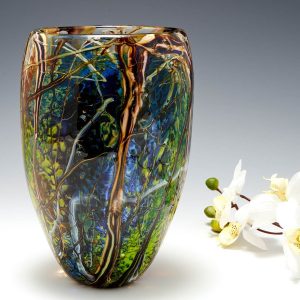 A Siddy Langley Rain Forest  Vase