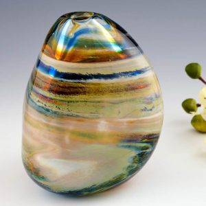 A Small Triform Storm Clouds Vase By Siddy Langley