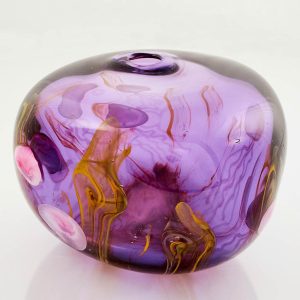 An Amethyst Trifirm Jellyfish Vase By Siddy Langley