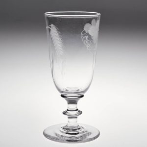An Engraved Victorian Ale Glass c1880