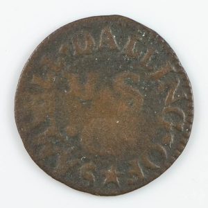 Very Rare Samuell Dalling, Westerham, Kent, Trade Token Farthing 1653