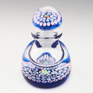 A John Deacons Magnum Millefiori  Paperweight Ink Bottle c2000