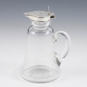 Asprey and Co Silver Topped Whisky Noggin Birmingham 1922