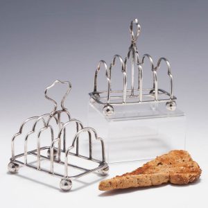 A Pair of Sterling Silver Toast Racks Sheffield 1911