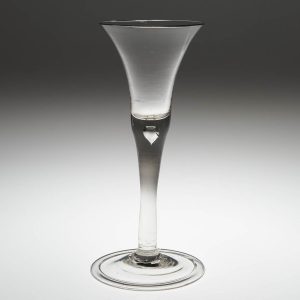 An Elegant Georgian Wine Glass c 1750