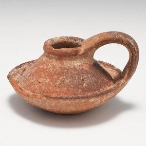 Crusader Terracotta Oil Lamp, Holy Land Region, 9th-11th Century