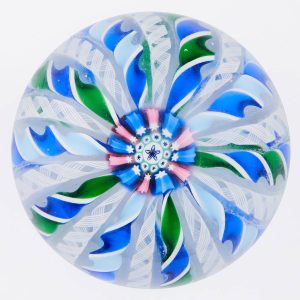 A John Deacons Millefiori Crown Paperweight 2004