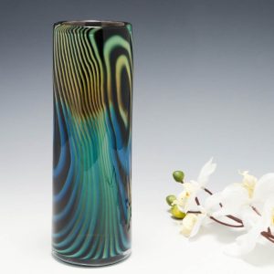 A Layne Row Studio Glass Galaxy Vase 2007