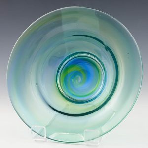 Royal Brierley Stevens and Williams Rainbow Glass Bowl