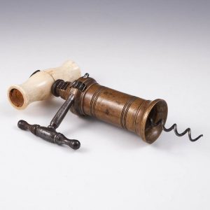 Thomason Type King's Corkscrew With Bone Handle  c1820