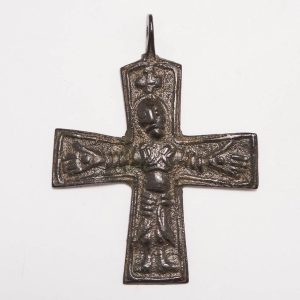 Viking Bronze Cross Pendant, 10th -11th Century