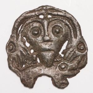 Viking Age Finno-Ugric Bronze Odin Mount with Beasts, 9th-11th Century