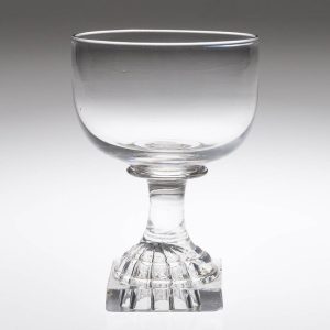 A Small Rummer With Lemon Squeezer Foot c1800