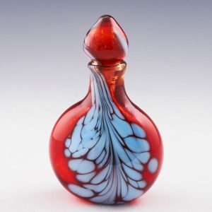 Siddy Langley Red and Blue Feather Bottle