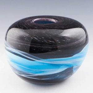 Siddy Langley Starry Night Oval Vase