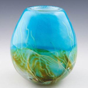 Siddy Langley Underwater Journey Oval Vase