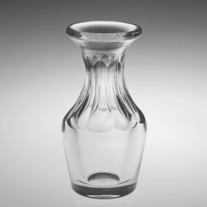 A Victorian Cut Glass Quarter Gill Measure c1880