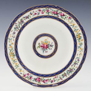 A Sevres  Porcelain Soup Plate Assiette a Potage 1793
