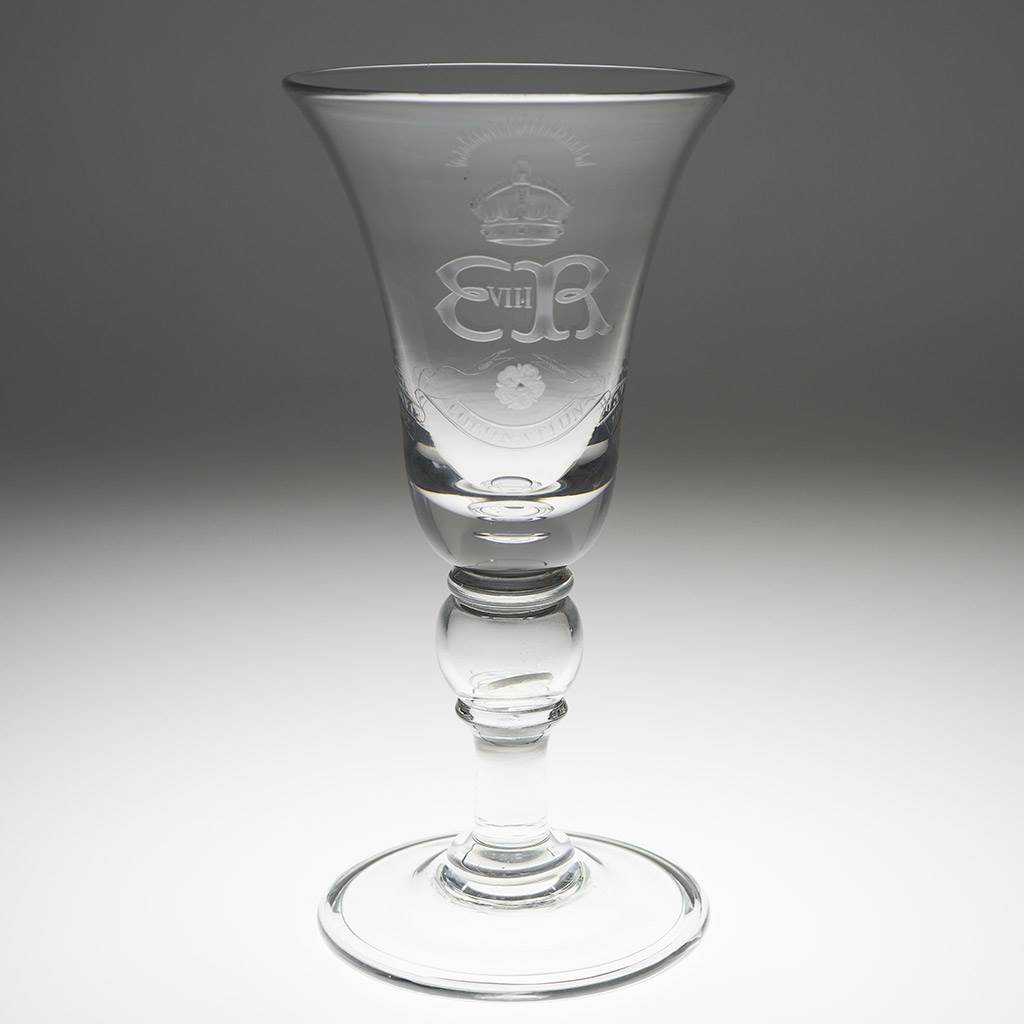 Large Coronation Glass