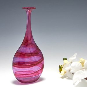 The Glass Studio at Denby - Flask Shaped Long Necked Vase