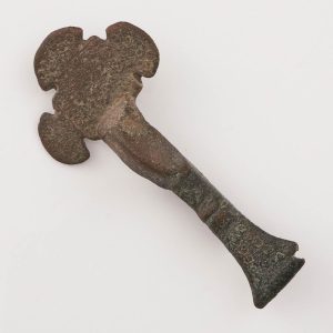 Anglo-Saxon Cruciform Bronze Long Brooch 6th-7th Century